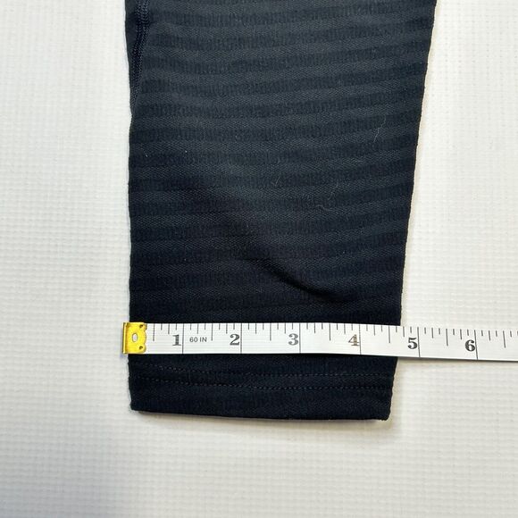 Nike Pro Mens XL Compression Running Tights Stretch Logo Black Gray Striped - Picture 10 of 11